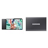 Samsung Galaxy Tab S7 FE, 12,4 Zoll, 64 GB interner Speicher, 4 GB RAM & Portable SSD T7, 1 TB, USB…