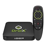 DroiX X4 Android TV Box with S905X4 Quad-Core ARM Cortex-A55 CPU & Mali-G31 MP2 GPU with 4GB DDR3 RAM…