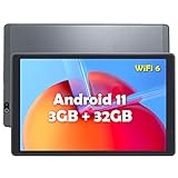 CWOWDEFU Tablet 10 Zoll Android 11 Tablet 3GB RAM 32GB ROM, 6000-mAh-Akku, HD-Touchscreen Tablets WiFi…