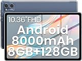 2024 Neueste Tablet 10.36 Zoll 2K Screen mit 8(4+4) GB RAM+128GB ROM (1TB TF) Android 12, Octa-Core,…