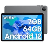 Blackview Tablet 10 Zoll 7GB + 64GB ROM(1TB TF), Android 12 Tablet, WiFi 6 Tablet, Quad-Core, Akku 6580mAh,…