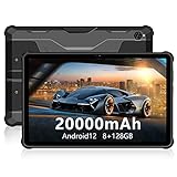 OUKITEL RT2 Outdoor Tablet Android 12, Tablet 10.1 Zoll, 20000mAh große Akku Robust Tablet PC, 8GB RAM…