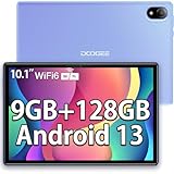 DOOGEE U10 Tablet 10,1 Zoll Android 13, Touch-Tablet 4 GB (9 GB) RAM + 128 GB ROM (TF 1 TB), 8 + 5 MP…