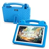 Kinder-Tablet – 25,4 cm (10 Zoll) Android 13 Kinder-Tablet, 4 GB RAM 64 GB ROM, IPS HD 1280 x 800 Kleinkind-Tablet,…