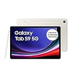 Samsung Galaxy Tab S9 Android-Tablet, 5G, 256 GB / 12 GB RAM, MicroSD-Kartenslot, Inkl. S Pen, Simlockfrei…