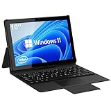 Tibuta Windows 11 Tablet with Case, Intel Celeron N4100 Quad Core Processor, 6GB RAM 128GB ROM, Detachable…