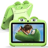 ascrecem Kids Tablet 7 Zoll Kinder Tablet Android Kleinkind Tablet für Kinder mit WiFi Dual Kamera Bluetooth,Kindersicherung,Bildung,Spiele,Quad…
