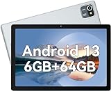 Freeski Tablet Android 13, Tablet 10,1 Zoll 6 GB + 64 GB (TF 128 GB), Tablet Touchscreen 5000 mAh/1280…