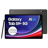 Samsung Galaxy Tab S9+ AI-Android-Tablet, 5G, 256 GB / 12 GB RAM, MicroSD-Kartenslot, Inkl. S Pen, Simlockfrei…