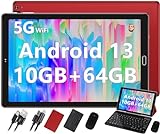 GOODTEL 2024 Tablet 10 Zoll Android 13 mit 10GB RAM 64GB ROM(TF 1TB), Octa-Core, WLAN 5G, Bluetooth…