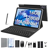 2024 Neueste Tablet 10 Zoll,5G Wifi Android Tablet Mit 16GB RAM+128GB ROM(1TB TF),2-in-1 Tablet Mit…
