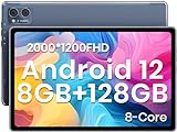 TPZ Tablet 10.36 Zoll, Android 12 Tablet PC mit 8(4+4) GB RAM+128GB ROM+ 1TB TF, 8000mAh, 2000x1200…