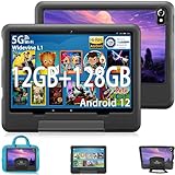 OUZRS Tablet für Kinder 12 GB RAM + 128 GB ROM/1TB, Tablet 10.6 Zoll Touchscreen Octa Core Android 12…