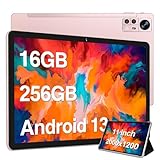 AOCWEI X800 Tablet 16 GB 256 GB (Pink mit Hülle)