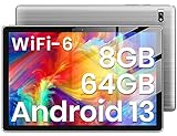 Android 13 Tablet 2024 Neueste, TPZ Tablet 10 Zoll, Android Tablets 8(4+4) GB RAM+64GB ROM(1TB TF) Octa-Core,…