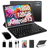 Oangcc 2024 Neueste Tablet 10 Zoll Android 13 OS, 12GB RAM +128GB ROM(TF 1TB), 5G+2.4G WLAN | 2.0 Ghz…