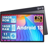 YESTEL mit 16GB RAM (1TB TF) Tablet (11", 256 GB, Android 13, 2.4G, mit 5G WLAN Octa-Core 2.0Ghz 4 Lautsprechers,Widgets,…