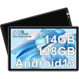 FACETEL Tablet (10", 128 GB, Android 13, 2.4G+5G, Android 13 tablet wifi ultraschnelles fhd ips mit…