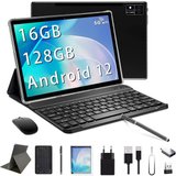 ZONKO D115 Tablet (10", 128 GB, Androoid 12, 2,4G+5G, Tablet 10 Zoll (1TB TF)5G WiFi 2 in 1 mit Tastatur…