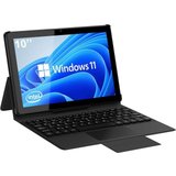 Tibuta Intel Celeron N4100 Quad Core Prozessor Tablet (10,1", 128 GB, ‎Windows 11, Mit English abnehmbare…