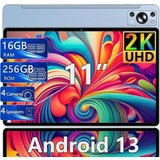 JUSYEA J9 Tablet (11", 256 GB, Android 13, Mit einem wunderschönen und eleganten Design von 8600mAh)