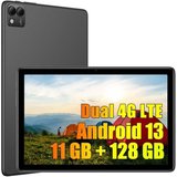 DOOGEE Tablet (10,1", 128 GB, Android 13, 4G LTE, T10s tablet pollici tüv süd gps gesichts-id otg widevine…