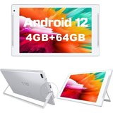 TJD Tablet (10", 64 GB, Android 12, Tablet mit Halter, 4GB RAM, FHD IPS 5G Wi-Fi 8MP+2MP Kamera Google…